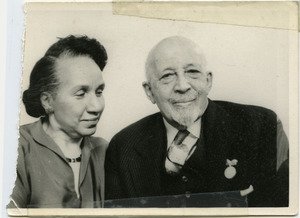 Du Bois and his second wife, Shirley Graham.
